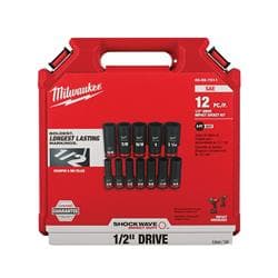 Milwaukee® Tool 49-66-7011 SHOCKWAVE™ Impact Duty™ Deep Socket Set