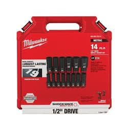 Milwaukee® Tool 49-66-7014 SHOCKWAVE™ Impact Duty™ Deep Socket Set