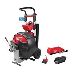 Milwaukee® Tool MXF500-1CP MX FUEL™ Rust-Resistant Sewer Drum Machine, 3/4 in Drain Line, 200 ft Max Run