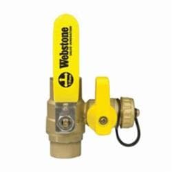 Webstone Ball Drain™ 50612W Ball Valve, 1/2 in