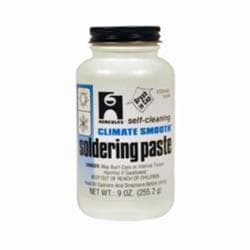Oatey® CLIMATE SMOOTH™ Standard Flux Soldering Paste With Cap Screw Brush, 9 oz