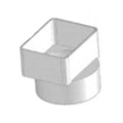 Royal® P1926 Downspout Adapter, 3 x 4 x 4 in