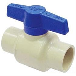 Spears® 1922-010 EverTUFF® CPVC Ball Valve, 1 in Nominal, 3-3/8 in Inlet to Outlet Length