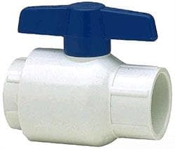 Spears® 2622-010G PVC Utility Ball Valve, 1 in Nominal, 3-3/8 in Inlet to Outlet Length