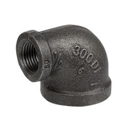 1-1/4 x 1 in 90 Elbow Ductile Iron Screwed GS
