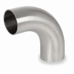 2-1/2 in Sanitary 316 SS Long Radius 90 Elbow