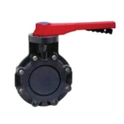 Spears® 722311-025 PVC Butterfly Valve, 2-1/2 in Nominal, 6-25/32 in Top to Inlet Center