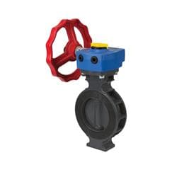 Spears® 752321-100 PVC Butterfly Valve, 10 in Nominal, 15-7/8 in Top to Inlet Center