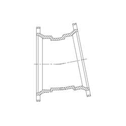 Import 4 in 11-1/4 Elbow Mechanical Joint Ductile Iron