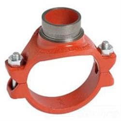 Victaulic® CD44920PE1 Mechanical-T® 920 Bolted Branch Outlet With Gasket, 4 x 3 in Nominal Size