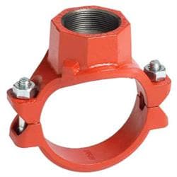 Victaulic® CC0192NPE0 Mechanical-T® 920N Bolted Branch Outlet With Gasket, 2-1/2 x 1-1/4 in Nominal Size