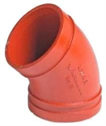 Victaulic® F012011P00 11 Series 45 deg Elbow, 1-1/4 in Nominal Size