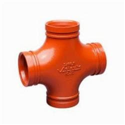 Victaulic® F030035P00 35 Series Pipe Cross, 3 in Nominal