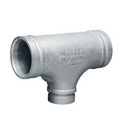 Victaulic® FC20025G00 Tee, 2-1/2 x 2-1/2 x 2 in Nominal