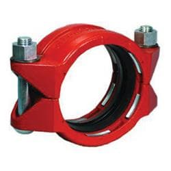 Victaulic® L034099PE0 Roust-A-Bout® 99 Series Pipe Coupling With Gasket, 3-1/2 in Nominal