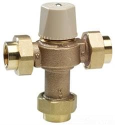 Watts® 0559121 Thermostatic Mixing Valve, 1 in Socket End