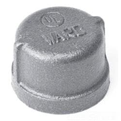 1/8 in Galvanized Cap