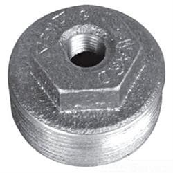 1-1/2 x 3/4 in Black Malleable Iron Bushing