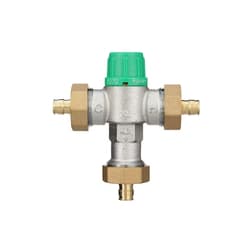 Zurn® Wilkins Aqua-Gard® 12-ZW1070XL Thermostatic Mixing Valve, 1/2 in, FNPT, 145 psi, 10 gpm, Cast Bronze