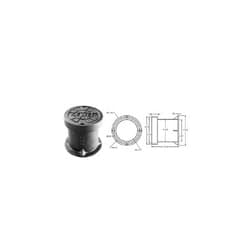 Vestal 32-121 6 in Sewer Monument Box CI Cleanout Cover For 4 in And 6 in Cleanouts