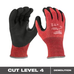 Milwaukee® 48-22-8949 Breathable Unisex Cut-Resistant Gloves, 2XL, Nitrile Coating