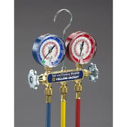 Yellow Jacket® 42004 41 Manifold, 3-1/8 in ga, Brass, Domestic