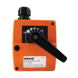 Tekmar® 742 Actuating Motor, 0 to 10 VDC, 2.5 VAC, Import