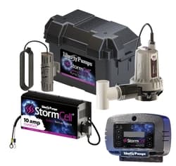 Liberty Pumps® 442-10A-EYE Stormcell Backup System, 10A Charger, Nighteye Wireless Enabled Alarm
