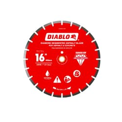 Diablo® DMADA1600 Diamond Segmented Blade for Asphalt, 16 in